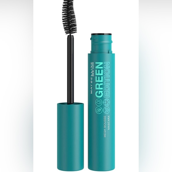 2/Maybelline Green Edition Mega Mascara Makeup, Smooth Buildable Lightweight - Picture 2 of 8